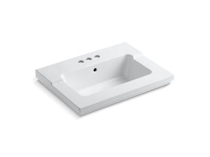 KOHLER K-2979-4 Tresham vanity-top bathroom sink with 4" centerset faucet holes