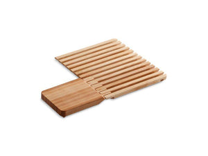 KOHLER K-5907-NA Epicurean Hardwood cutting board and drain board
