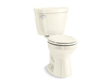 KOHLER K-31644 Cimarron Comfort Height Two-piece round-front 1.28 gpf toilet with Revolution 360 and ContinuousClean technologies