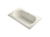 KOHLER K-1417-W1 Memoirs 72" x 42" drop-in bath with Bask heated surface and end drain