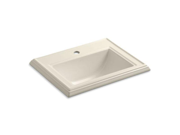 KOHLER K-2241-1-47 Memoirs Classic Classic drop-in bathroom sink with single faucet hole