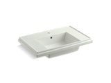 KOHLER K-2758-1-NY Tresham 30" pedestal bathroom sink basin with single faucet hole