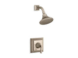 KOHLER TS462-4S-BV Memoirs Stately Rite-Temp Shower Valve Trim With Lever Handle And 2.5 Gpm Showerhead in Vibrant Brushed Bronze