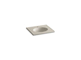 KOHLER K-2791-1-G81 Ceramic/Impressions 25" oval vanity-top bathroom sink with single faucet hole