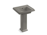 KOHLER 2844-4 Tresham 24" pedestal bathroom sink with 4" centerset faucet holes