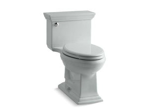 KOHLER 3813-0 Memoirs Stately Comfort Height One-Piece Compact Elongated 1.28 Gpf Chair Height Toilet With Quiet-Close Seat in White