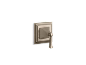 KOHLER T10424-4S-CP Memoirs Stately Valve Trim With Lever Handle For Transfer Valve, Requires Valve in Polished Chrome