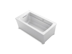 KOHLER 2592-W1-0 Archer 62" X 32" Freestanding Bath With Bask(R) Heated Surface in White