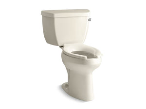 KOHLER 3519-TR Highline Classic Two-piece elongated chair height toilet with tank cover locks