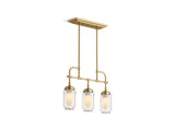 KOHLER 22658-CH03-BGL Artifacts Three-Light Linear in Moderne Brushed Gold