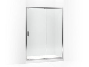 KOHLER 706147-L-SHP Aerie Sliding Shower Door, 74-7/8"H X 60"W With 5/16" Thick Crystal Clear Glass in Bright Polished Silver