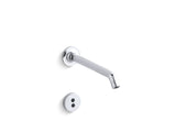 KOHLER K-T11837 Purist Wall-mount touchless faucet trim with Insight technology and 8-1/4" 35-degree spout, requires valve
