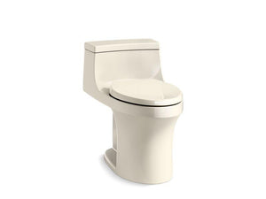 KOHLER K-5172-RA-47 San Souci Comfort Height one-piece compact elongated 1.28 gpf toilet with right-hand trip lever