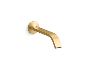 KOHLER K-T23888 Components Wall-mount bathroom sink faucet spout with Ribbon design, 1.2 gpm