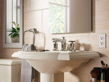 KOHLER 16232-3-SN Margaux Widespread Bathroom Sink Faucet With Cross Handles in Vibrant Polished Nickel
