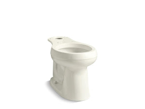 KOHLER K-4829-47 Cimarron Comfort Height Round-front chair height toilet bowl with exposed trapway