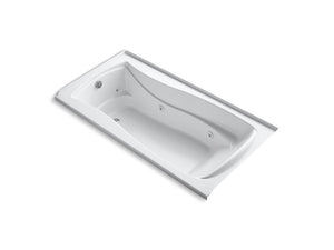 KOHLER K-1257-LH Mariposa 72" x 36" alcove whirlpool bath with integral flange, heater and left-hand drain