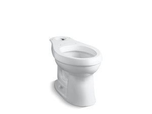 KOHLER K-4309-95 Cimarron Comfort Height Elongated chair height toilet bowl with exposed trapway