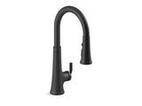 KOHLER K-23766-WB Tone Touchless pull-down kitchen sink faucet with KOHLER Konnect and three-function sprayhead