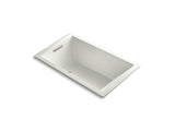 KOHLER K-1849-GW-NY Underscore Rectangle 60" x 36" drop-in BubbleMassage(TM) Air Bath with reversible drain and Bask(TM) heated surface