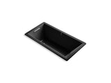 KOHLER K-1121-W1 Underscore 60" x 30" drop-in bath with Bask heated surface and reversible drain