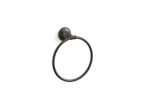 KOHLER 26526-CP Decorative Towel Ring in Polished Chrome