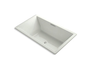 KOHLER K-1174-VBW Underscore 72" x 42" drop-in VibrAcoustic bath with Bask heated surface and center drain