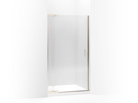 KOHLER 702013-L-BN Purist Pivot Shower Door, 72