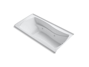 KOHLER K-1257-RH Mariposa 72" x 36" alcove whirlpool bath with integral flange, heater and right-hand drain