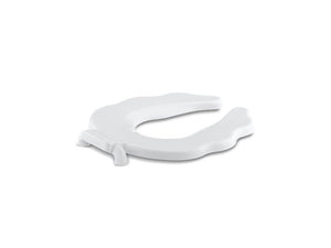 KOHLER K-4686-A Primary Commercial round-front toilet seat with antimicrobial agent