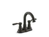 KOHLER K-R76256-4D Worth Two-handle 4" centerset bathroom faucet