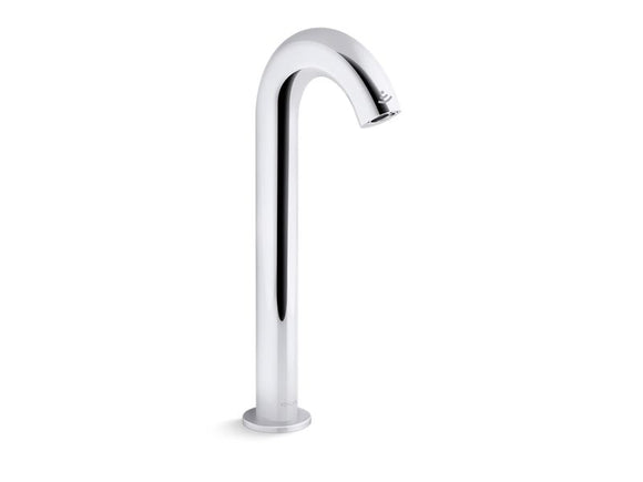 KOHLER K-104B87-SANA Oblo Tall Touchless faucet with Kinesis sensor technology and temperature mixer, DC-powered