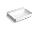 Vox 23" rectangular vessel bathroom sink