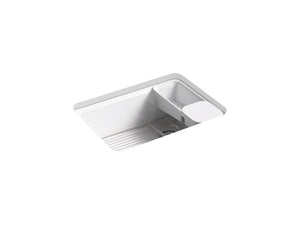Riverby 27" undermount single-bowl workstation kitchen sink