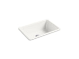 Iron/Tones 27" top-/undermount single-bowl kitchen sink