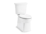 Corbelle Tall two-piece elongated toilet with skirted trapway, 1.28 gpf