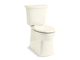 Corbelle Tall two-piece elongated toilet with skirted trapway, 1.28 gpf